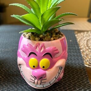 Alice in Wonderland Cheshire Cat Succulent Decor